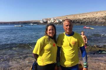 Nueva limpieza de los fondos marinos de Tufia (Foto TA)